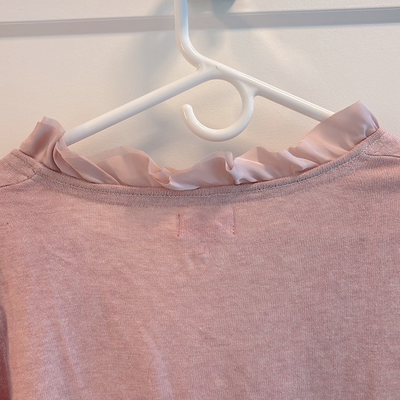 Elle Pink Ruffled Cardigan - Picture 5 of 7